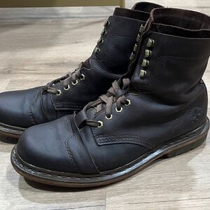 Dr. Marten Pier Black Leather Lace up boots Men’s 11